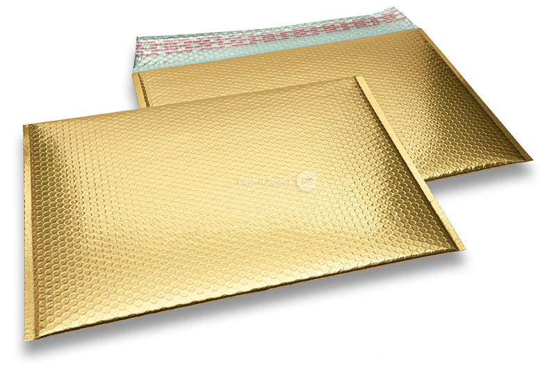 Koperty bąbelkowe ECO metalizowane - złoty 320 x 425 mm