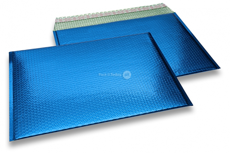 Koperty bąbelkowe ECO metalizowane - ciemny niebieski 320 x 425 mm