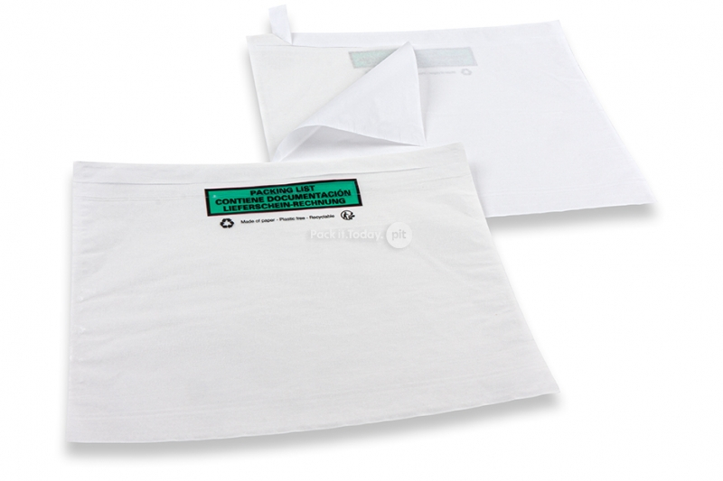 Papierowe koperty do pakowania listów przewozowych - 250 x 320 mm drukowane