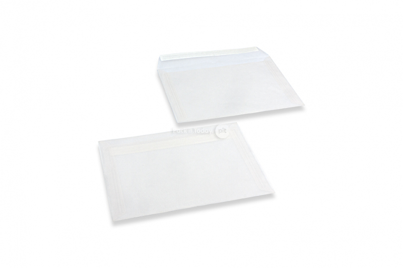 Koperty przezroczyste białe - 162 x 229 mm