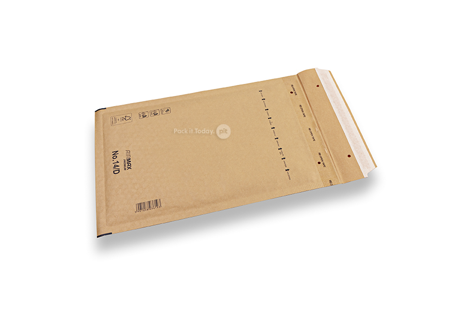 Koperty bąbelkowe brązowe (80 g/m2) - 180 x 265 mm (D14)