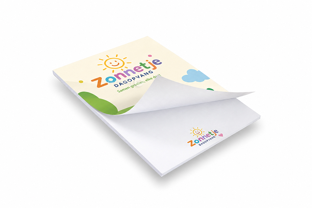 Notesy z nadrukiem - 105 x 148 mm, okładkę z matowym laminatem