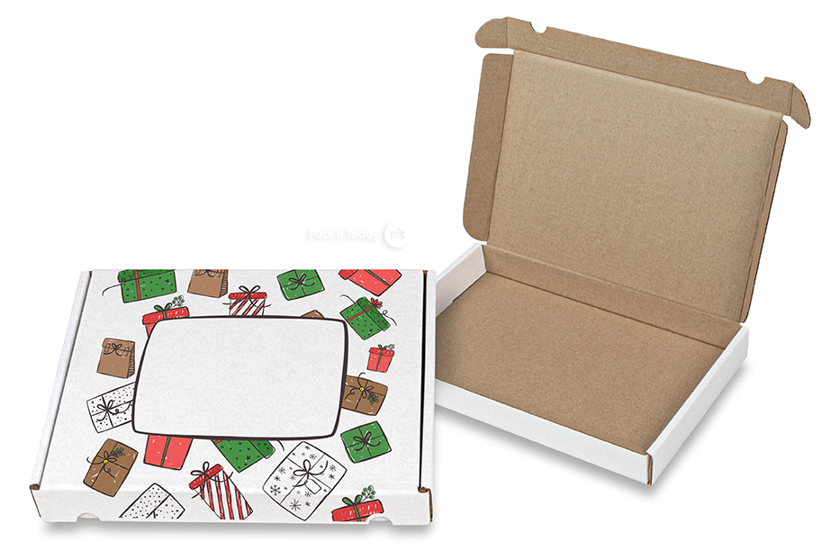 Bożonarodzeniowe paczki pocztowe - Prezenty - 230 x 160 x 26 mm